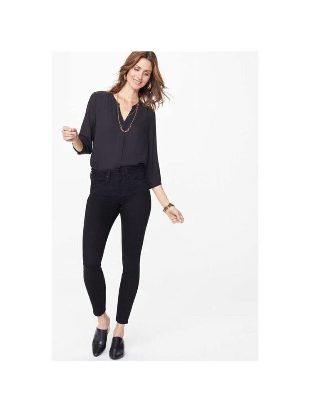 NYDJ Ami High Waist Stretch Super Skinny Jeans Size 0
